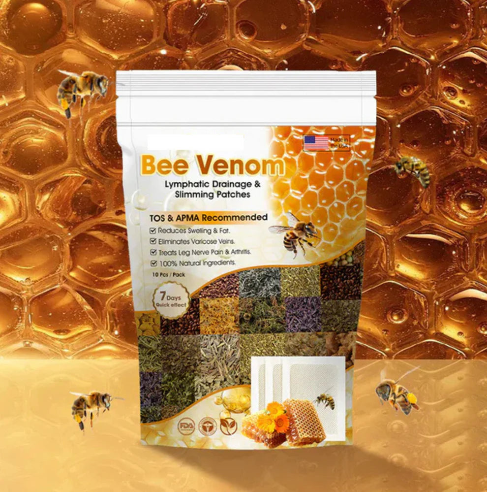 Bee Venom Lymphatic Drainage & Slimming Foot Patches 🌿👣 ( Set of 10 Patches)
